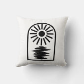 Minimalist Celestial Sun and water クッション (裏面)