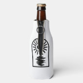 Minimalist Celestial Sun and water ボトルクーラー (ボトル裏面)