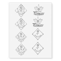 Minimalist Chic Princess Crown – Elegant Line Art 