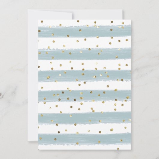 Minimalist Christmas Bow Snowflake Baby Sprinkle 招待状 (裏面)