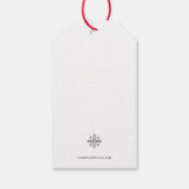 Minimalist Christmas Calligraphy Gift Tag ギフトタグ (裏面)