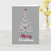 Minimalist Christmas Card カード (黄色い花)