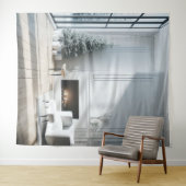 Minimalist Christmas Glow BackDrop タペストリー (インサイチュ(横))