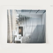 Minimalist Christmas Glow BackDrop タペストリー (正面(横))