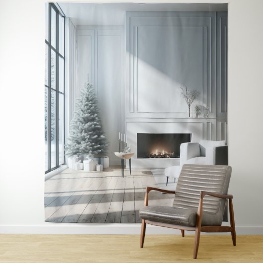 Minimalist Christmas Glow BackDrop タペストリー (インサイチュ)