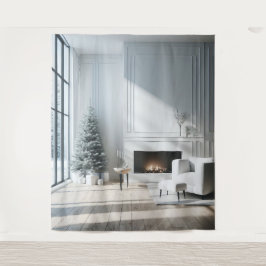 Minimalist Christmas Glow BackDrop タペストリー