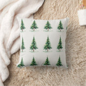 Minimalist Christmas Pine Tree Wrapping Paper – Ho クッション (ブランケット)