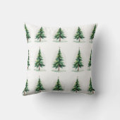 Minimalist Christmas Pine Tree Wrapping Paper – Ho クッション (裏面)