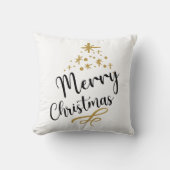 Minimalist Christmas Tree - Festive and Simple クッション (正面)
