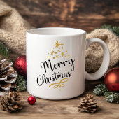 Minimalist Christmas Tree - Festive and Simple マグカップ