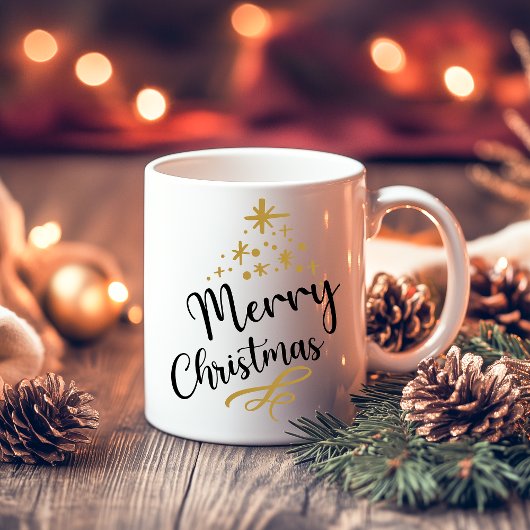 Minimalist Christmas Tree - Festive and Simple マグカップ