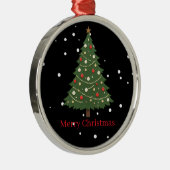 Minimalist Christmas Tree Ornament メタルオーナメント (右)