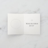 Minimalist Christmas Wreath カード (内部)