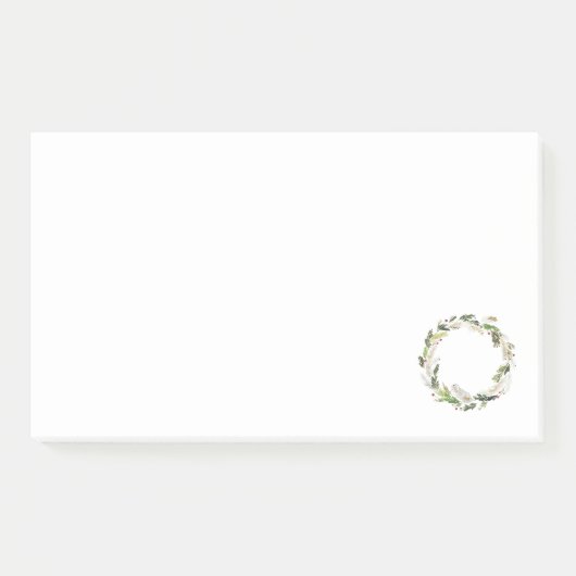 Minimalist Christmas Wreath ポストイット (正面)