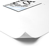 Minimalist City Maps Poster Line Art AFRICA ポスター (角)