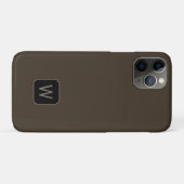 Minimalist Classic Monogram iPhone Case Case-Mate iPhoneケース (裏面(横))