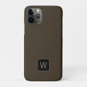 Minimalist Classic Monogram iPhone Case Case-Mate iPhoneケース (裏)