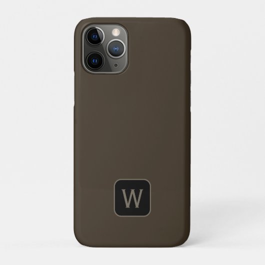 Minimalist Classic Monogram iPhone Case Case-Mate iPhoneケース (裏)