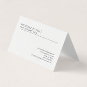Minimalist Classical Plain Professional 名刺 (正面)