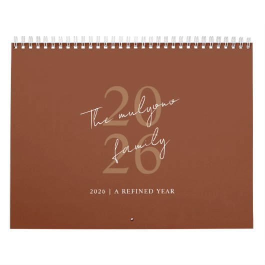 Minimalist Clean Design カレンダー (カバー)