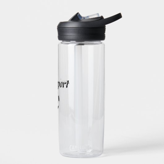 Minimalist Clear Sports Water Bottle ウォーターボトル (左面)