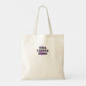 Minimalist Coffee Definition Typography Tote Bag トートバッグ (裏面)