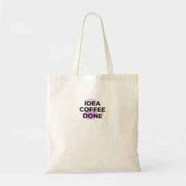 Minimalist Coffee Definition Typography Tote Bag トートバッグ
