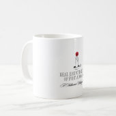Minimalist Coffee Mug – Unique Saad Mug Design, Pe コーヒーマグカップ (正面左)