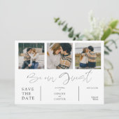 Minimalist Collage Be Our Guest 3 Photos Couple (スタンド正面)