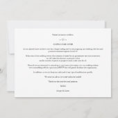 Minimalist Collage Be Our Guest 3 Photos Couple (裏面)