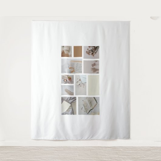 Minimalist Collage Wall Tapestry タペストリー (正面)