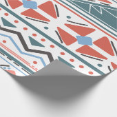 Minimalist Colorful Pattern - Modern Geometric Art ラッピングペーパー (角)