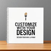 Minimalist Company Branded Custom Personalized  ノートブック