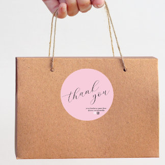 Minimalist Contemporary Business Thank You ラウンドシール