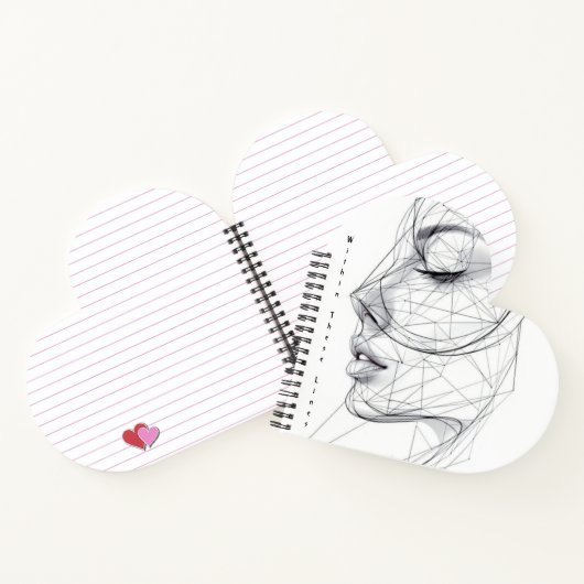 Minimalist Continuous Line Art ノートブック (内部)