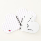 Minimalist Continuous Line Art Planner ノートブック (内部)