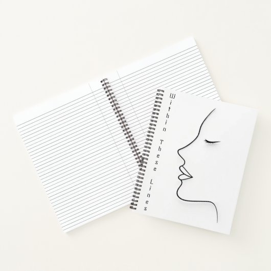 Minimalist Continuous Line Art Planner ノートブック (内部)