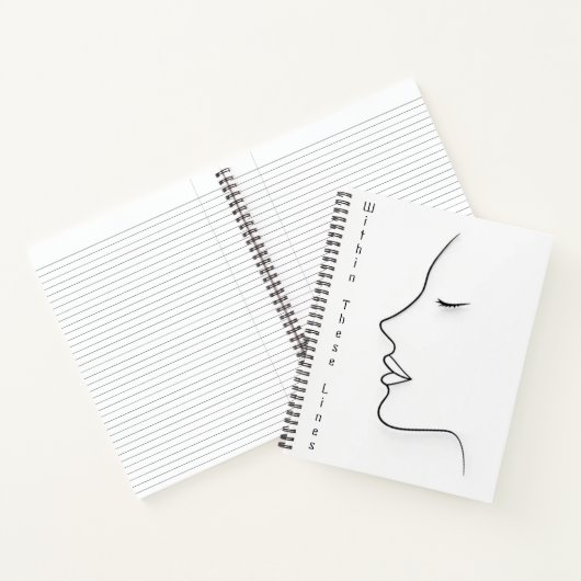 Minimalist Continuous Line Art Planner ノートブック (内部)
