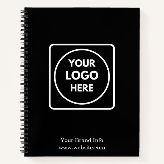 Minimalist Corporate Notebook | Custom Business  ノートブック (正面)