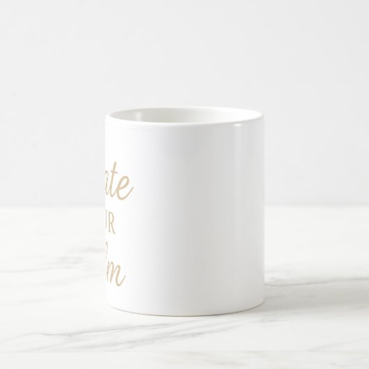 Minimalist Cozy Quote Mug – “Create Your Calm” コーヒーマグカップ (中央)
