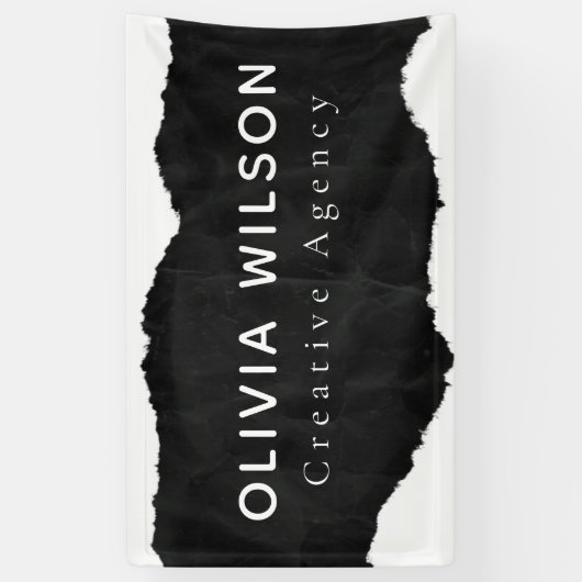 Minimalist Creative Agency Modern Business Promo 横断幕 (縦)