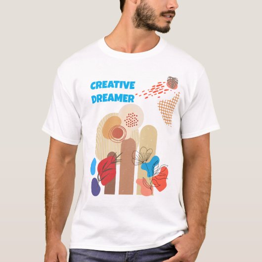 Minimalist Creative Dreamer Article555 Tシャツ (正面)