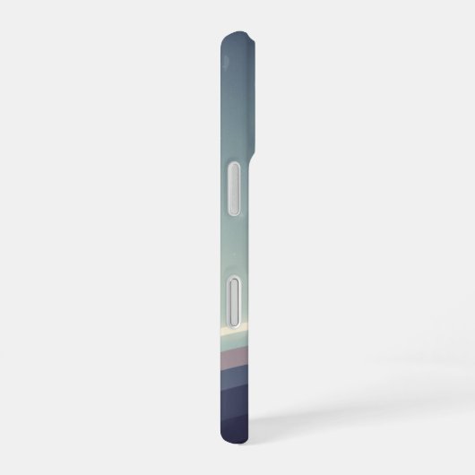 Minimalist Crescent Horizon iPhone 16ケース (右側面)