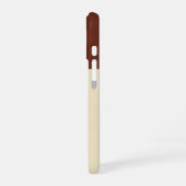 Minimalist Cup with Retro Steam iPhone 16ケース (左側面)