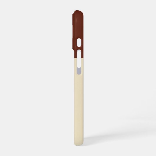 Minimalist Cup with Retro Steam iPhone 16ケース (左側面)