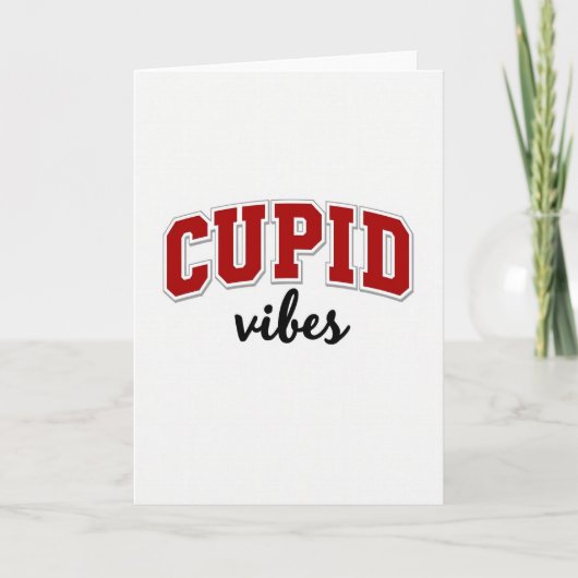 Minimalist Cupid Vibes Card カード (正面)