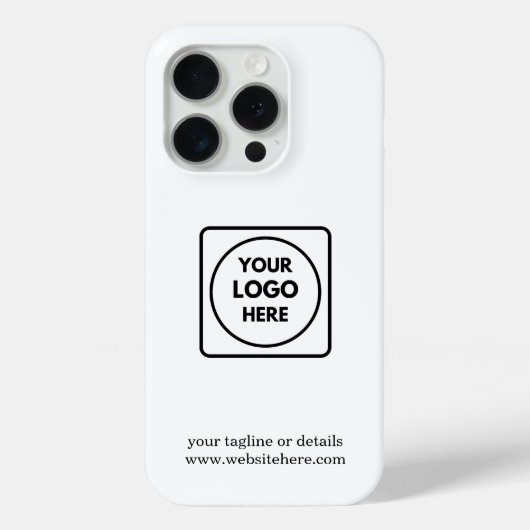 Minimalist Custom Business Logo Branding iphone  Case-Mate iPhoneケース (裏面)
