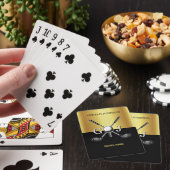 Minimalist Custom Elegant Golf Monogram Notebook トランプ (インサイチュ)