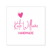 Minimalist Custom heart handmade by  セルフインキングスタンプ (デザイン)