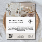 Minimalist Custom Logo Photo Business Flyer チラシ